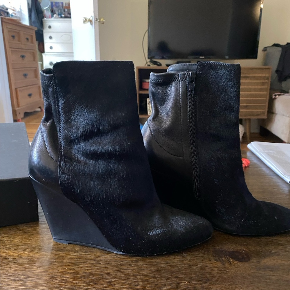 Vince Camuto Lanie Pony Wedge Boot